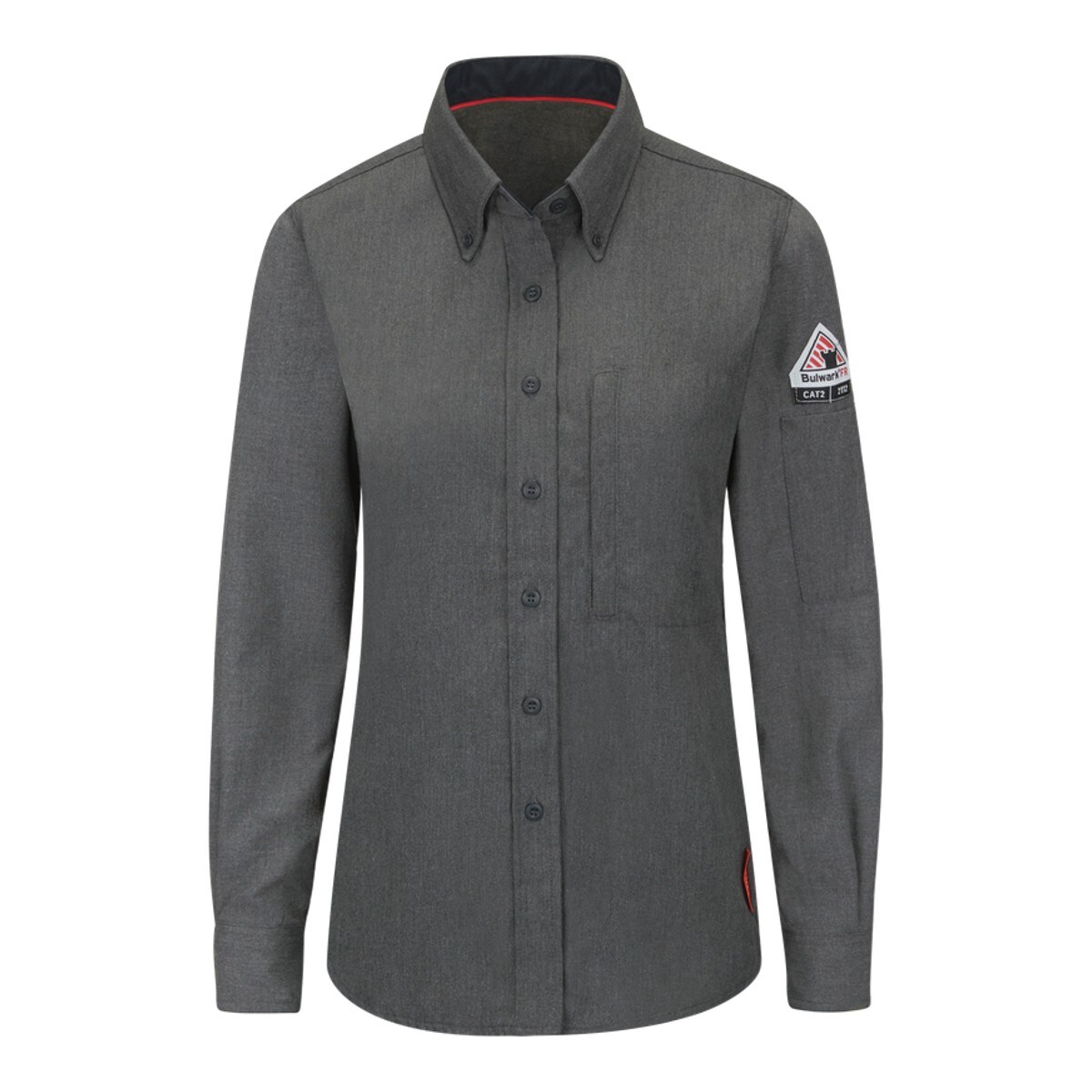 Bulwark iQ Series Comfort Woven Women's Lightweight Shirt in Gray